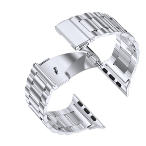 EPULY Compatible with Apple Watch Band 45mm, Business Stainless Steel Metal Watchband