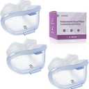 3 Packs Replacement Nasal Pillow Cushion for ResMed AirFit P10, Compatible with Original Airfit P10 Frame, Replacement Silicone CPAP Supplies, Reliable Seal & Lighter Weight, Small