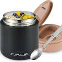 Thermo for Hot Food Kids - 15.2oz, Leak Proof Insulated Food Jar, Soup Thermo, Insulated Lunch Containers, Termos Para Comida Caliente, Wide Mouth Lunch Box with Folding Spoon and Handle
