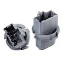 Lyxheth 2PCS Rear Tail Light Brake Lamp Socket, Brake Light Socket, 33515S50003 Turn Signal Lights Wire Harness Plug Holder, Car Accessory Tail Light Lamp Socket Replacement for Honda Civic Accord CL