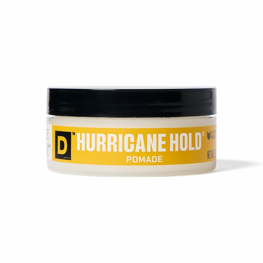 Duke Cannon Supply Co. Hurricane Hold Pomade. Maximum Hold, No Shine, Water-Based for Easy Washout  2 oz (2 Ounce (Pack of 1))