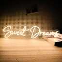 Sweet Dreams Neon Sign, Wall Art Decor Light, 25"x6.4"
