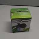 Cute Pill Organizer,Pill Dispenser with 7 Large Compartments,Portable Pill Bottle Box with Wide Opening for Easy Use, Anti-Mix Pills Organizer for Travel,Includes 20 Pcs Sticky Labels (Gray)