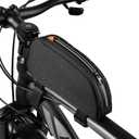 Bike Top Tube Bag Waterproof Bicycle Front Frame Bag Top Tube Bike Pouch for Road Mountain Bicycle Outdoor Cycling Travel Hiking