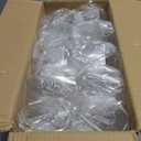 Goodluck 40 PCS Diamond Stemless Plastic Wine Whiskey Glasses, 12 Oz Disposable Cocktail Glasses, Suitable for Weddings, Birthday Parties, Family Gatherings, Bars, etc (Clear)