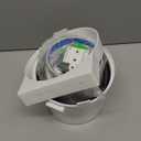 VIWINVELA 3 IN 1 Indoor Dryer Vent Kit Filter Bucket for Electric Dryers with 4-Inch by 5-Feet Double Layer Proflex Duct (White)