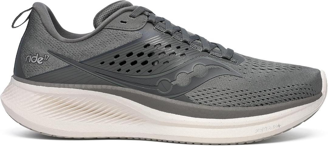 Saucony Men's Ride 17 Sneaker, Bough/ Moon, 11