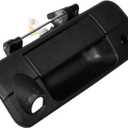 Gledewen Tailgate Handle Liftgate Latch Handle with Rear Camera Hole | for 2007-2013 Toyota Tundra | Replaces# 69090-0C051, 690900C051, 81214 (Black)