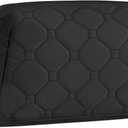senbowe Small Makeup Bag,Travel Cosmetic Bag, Puffy Padded Make Up Bag for Women, Wide-open Cute Makeup Bag Pouch Purse, Quilted Toiletry Makeup Organizer Bag with PVC Pockets,Travel Essentials (Black)