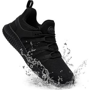Slip On Sneakers Women Non Slip Work Shoes Water Resistant Comfortable Black Slip Resistant Breathable Lightweight Walking Shoe Zapatos Antideslizantes para Mujer, Black (10, Night Forest)