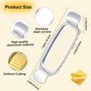 Butter Slicer Cutter & Cheese Cutter–Multi-Use Kitchen Tool for Evenly Slicing Butter Blocks, Cheeses, Eggs & Soft Fruits–Non-Stick，Compact & Portable for Home, BBQ, Camping（2 PACK)