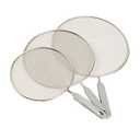 Handy Gourmet Splatter Shields Stainless Steel Mesh w/ Handles - Set of 2