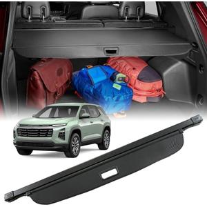 Equinox GMC Terrain Cargo Cover 2025 Compatible for Chevy Equinox 2025 Accessories Retractable Trunk Cover Security Cargo Luggage Shield Shade