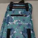 Rolling Shopping Bag, Small Shopping Cart with Wheels,Collapsible Portable Waterproof Tote for Market & Grocery RunsGift for Women & Seniors(Flower&Expandable Bag)