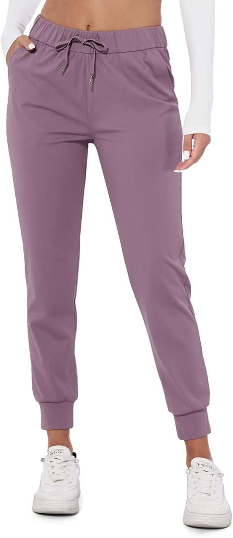 M MOTEEPI Womens Joggers Lightweight Running Pants with Pockets, Drawstring Jogging Pants, Size XL