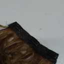 REECHO Curly Hair Extensions, 4PCS 24 inch Clip in Hair Extensions Lace Weft Short Curly Extensions Clip Ins Invisible Natural Hairpieces for Women, Light Brown