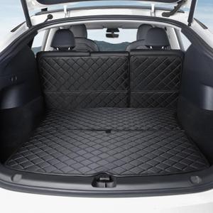 Topfit for Tesla Model Y Trunk Mats Cargo Liner Waterproof Dog Car Seat Covers Protector All-Weather Rear Floor Mat for Tesla Model Y Accessories 2019-2025