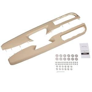 HUGALL 80995 Front Driver & Passenger Side Armrest Repair Compatible with Chevy Silverado Suburban Tahoe Avalanche Sierra Yukon 2010-2014 with Door Release Handle Above Armrest, Tan 27 inch