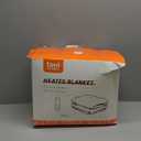 Heated Blanket Electric Queen- 84"x90" Soft Thick Bubble Electric Blanket for Sofa with 5 Heat Levels & 10 Hours Auto-Off Overheat Protection, Warm Cozy Gifts, Light Grey