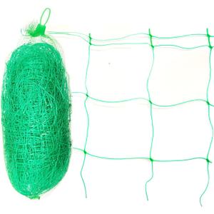 Green Polypropylene Garden Trellis Netting 6.5x100 ft, Heavy Duty Plant Support Net for Climbing Vegetables, Fruits & Flowers