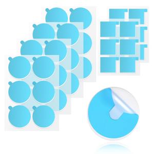 Convenient Double Sided Foam Tape, Mounting Tape for Indoor & Outdoor Home Car, Super Strong Adhesive Waterproof White Pads, 24 Round & 12 Square