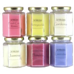 Spring Fragrance Candle Pack - Fresh Cut Roses, Gardenia, Honeysuckle, Jasmine, Lavender & Plumeria