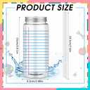 Meanplan 24 Sets End of Year Gifts Back to School Plastic Cups with Lids and Straws Bulk 14 oz Reusable Crayon Composition Book Notebook Tumbler for Preschool Kindergarten First Day of School Party