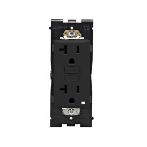 Leviton RGF20-OB Renu Self-Test Tamper-Resistant GFCI Outlet, 20-Amp, Onyx Black