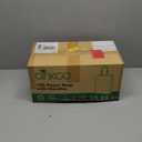 Ginkgo 100 Pcs Paper Gift Bags with Handles, Medium Size Brown Paper Bags 8x4.25x10.25 Inch, Kraft Bag Bulk for Party, Favor, Holiday, Goodie, Grocery and Shopping