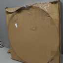 Lazy Susan Turntable Organizer for Table Top, 21 Round Wooden Lazy Susan for Cabinet Kitchen Countertop Pantry Dining Coffee Table for Condiments Spices, Rustic Bathroom Vanity Tray for Soap Candle