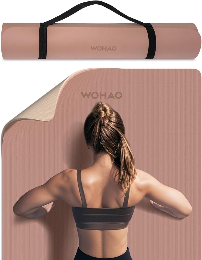 8mm Extra Wide 80cm Yoga Mat Non Slip