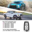 VOFONO Compatible with keyless Entry Remote Key Fob Ford F-150 2018 - 2020/F-Series F-250 F-350 F-450 F-550 2017 - 2020 FCC ID: M3N-A2C93142600, P/N: 164-R8166, HC3T-15K601-BB
