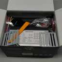 Carpuride Double Din Car Stereo with CarPlay and Android Auto Car Radio 9" HD Floating Touchscreen Car Audio Receivers with Bluetooth, EQ Subwoofer, Mirror Link, SWC, Backup Camera, AUX, AM/FM Radio