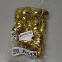 36Pcs Gold Easter Eggs, 2.3" Metallic Plastic Empty Eggs Fillable for Easter Hunt Supplies, Basket Stuffers, Toys Filling Treats, Party Favor