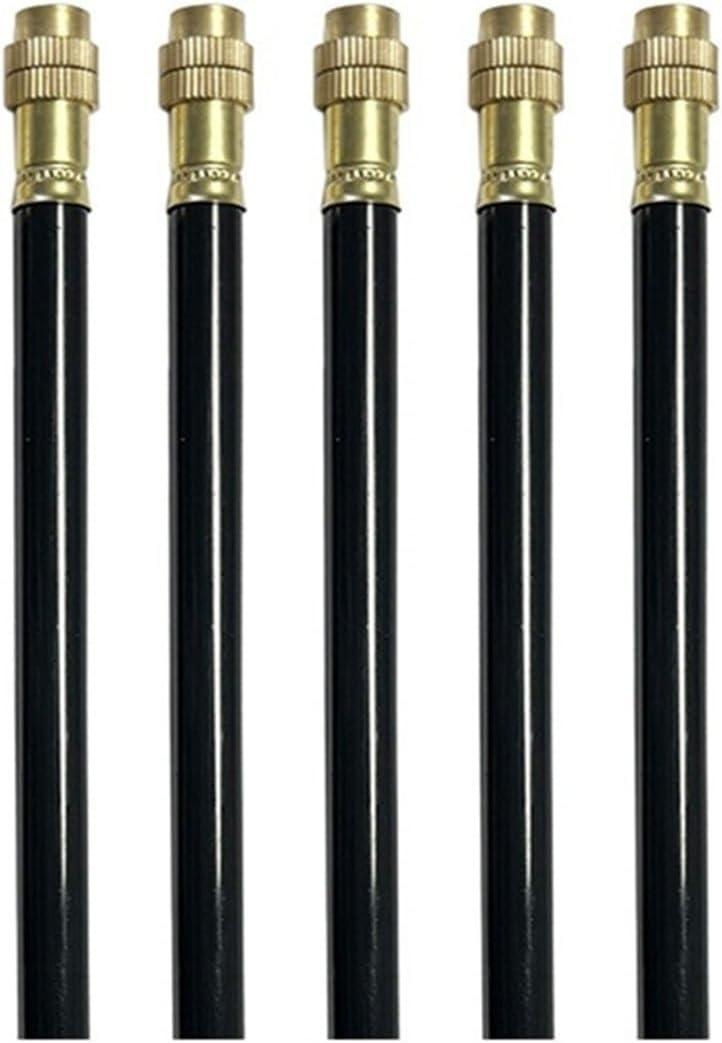 irrigation system forgarden 21cm Mist Nozzle Free Bending Yellow Copper 8mm Straight Push Lock Joint Garden Irrigation Garden Sprinkler(5pcs nozzle only)