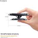 2-Pack Magnetic Phone Holder for Car DashStrong Magnet Magnetic Car Phone Holder Mount 4 Plate Phone Holders for Your Car Phone Mount for Car Dashboard Cell Phone Car Mount for iPhone Samsung