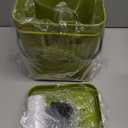 Compost Bin for Kitchen Countertop 5L/1.3 Gal Hanging Small Trash Can with Lid, Kichen Under Sink Trash Can, Wall Mount Indoor Compost Bucket with Lid(Lime Green)