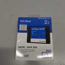Western Digital 2TB WD Blue SA510 SATA Internal Solid State Drive SSD - SATA III 6 Gb/s, 2.5"/7mm, Up to 560 MB/s - WDS200T3B0A