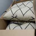 Arden Foam Outdoor Chaise Lounge Cushion, 21 x 72, Made with ProFoam, Rain-Proof, Fade Resistant, Tan Diamond Trellis