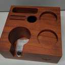 54mm Espresso Tamping Station For Breville Espresso Machine Accessories Rosewood Tamper Stand & Portafilter Holder