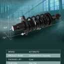AUTOMUTO Strut Spring Assembly Rear Pair Shock Absorber Fit 2007-2011 for Honda CR-V 4WD AWD FWD