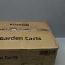 SYNCFUN Collapsible Wagon Cart Foldable 300lbs, Portable Rolling Shopping Carts on Wheels, All Terrain Folding Sport Beach Wagons for Sand, Heavy Duty Utility Cart for Groceries Fishing, Red