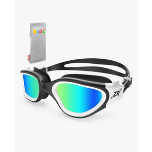 ZIONOR Kids Swim Goggles, G1 MINI UV Protection Anti-Fog Polarized Swimming Goggles for Age 6-14