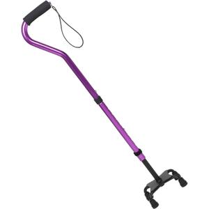 Stability Walking Aids for Men Women Soft Handle Aluminum Alloy Crutches
