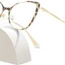 Blue Light Blocking Glasses Women Anti Eyestrain Computer Cat Eye Eyeglasses Cat Eye Clear Frame