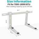 Mini Split Wall Mount for 7000-18000 Btu Condensers - Universal Outdoor Mount for Mini Split Systems