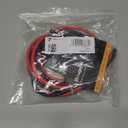 BougeRV 6 Feet 10AWG Solar Extension Cable with Female and Male Connector with Extra Pair of Connectors Solar Panel Adaptor Kit Tool (6FT Red + 6FT Black)