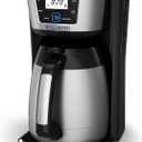 BLACK+DECKER 12-Cup Thermal Coffee Maker, Keep Coffee Hot with Insulated Stainless Steel Carafe, Digital Controls, Easy to Clean.