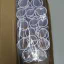 Jetec 32 Pcs PVC Pipe Clips Pool Cover Clamps for Above Ground Pool Greenhouses, Row Covers, Garden, Shelters, Bird Protection, 2.4 Inch Long(for 3/4 Inch PVC Pipe,White)