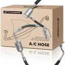 A-Premium A/C Suction Hose & Discharge Line Hose Assembly Compatible with Ford F-250/F-350/F53 1989-1993, F Super Duty 1990-1993, 7.5L, Cab Pickup, Petrol